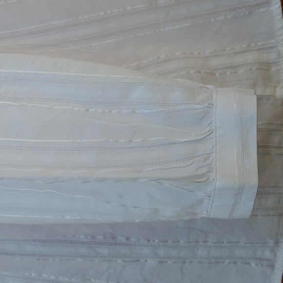 GAP French Style Lace and Cotton Top with High Collar in White size Small NWT - Picture 17 of 17